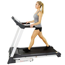 Load image into Gallery viewer, Sunny Health & Fitness SF-T7515 Smart Treadmill with Auto Incline, Speakers, Bluetooth, LCD and Pulse Monitor, Phone Function, 250 LB Max Weight
