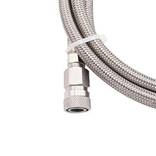 Load image into Gallery viewer, Paintball PCP Filling Hose Whip Extension Stainless Steel Air Fill Station & Charging System 60 inches with Quick Disconnect