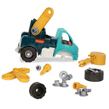 Load image into Gallery viewer, Battat - Take-Apart Crane – Take-Apart Toy Crane Truck with Toy Drill Building Toys for Kids 3 years + (33-Pcs) Dark Blue