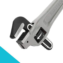 Load image into Gallery viewer, DURATECH 3-Piece Heavy Duty Aluminum Straight Pipe Wrench Set, 10", 14", 18"&Offset 14" Heavy Duty Aluminum Pipe Wrench