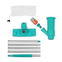 Load image into Gallery viewer, POOLWHALE Portable Pool Vacuum Jet Underwater Cleaner W/Brush,Bag,4 Section Pole of 48"(No Garden Hose Included),for Above Ground Pool,Spas,Ponds & Fountains