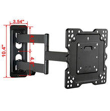 Load image into Gallery viewer, VideoSecu ML531BE2 TV Wall Mount kit with Free Magnetic Stud Finder and HDMI Cable for Most 26-55 TV and New LED TV up to 60 inch VESA 400x400 Full Motion with 20 inch Articulating Arm WP5