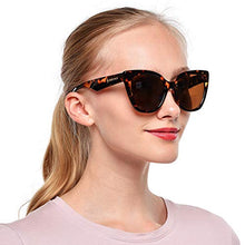 Load image into Gallery viewer, SOOLALA Designer Bifocal Reading Glasses Cat Eye Sunglasses Readers, Leopard, 1.5