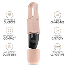 Load image into Gallery viewer, Starument Portable Hand Vacuum Cleaner Handheld Cordless Cleaner for Dust Pet Hair Dirt Home Car Interior, Furniture Lightweight Easy to Use, Compact Design Battery Rechargeable with USB-C Cable Pink