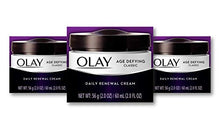 Load image into Gallery viewer, Olay Age Defying Classic Daily Renewal Cream, Face Moisturizer, 2.0 fl oz -Pack Of 3 (Packaging may Vary)