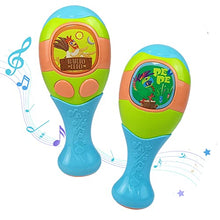 Load image into Gallery viewer, La Granja De Zenon Baby Rattles Set Toy, Infant Maracas Developmental Hand Grip Rattle Egg Baby Rattle Toy, Musical Shaker Toys Sand Hammer Gift for Boys and Girls, Barton lito Pepe 2pcs