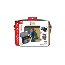 Load image into Gallery viewer, PDP Gaming Officially Licensed Switch Pull-N-Go Travel Case - Zelda Breath of the WIld - Semi-Hardshell Protection - Protective PU Leather - Holds 14 Games - Works with Switch OLED & Lite