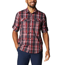 Load image into Gallery viewer, Columbia Men's Silver Ridge Lite Plaid Long Sleeve, Black Multi Plaid, Small