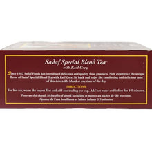 Load image into Gallery viewer, Sadaf Earl Grey Tea Bags | Special Blend Earl Grey Ceylon Black Tea | Product harvested in Sry Lanka | 100 bags (pack of 1)
