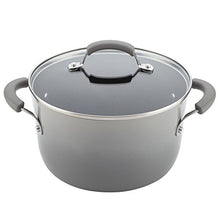 Load image into Gallery viewer, Rachael Ray Brights Nonstick Cookware Pots and Pans Set, Sea -Salt Gray