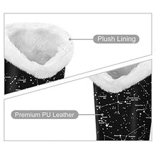 Load image into Gallery viewer, Fintie Plush Lined Eyeglasses Holder with Magnetic Base- PU Leather Glasses Stand Case (ZA-Constellation)