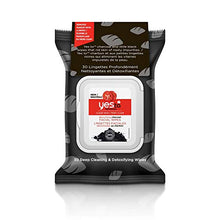 Load image into Gallery viewer, Yes To Tomatoes Charcoal Face Wipes for Clear Skin - Deep Cleaning and Detoxifying Facial Wipes | 30 Count