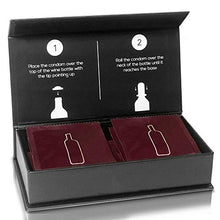 Load image into Gallery viewer, Screw The Cork, Condom Style Wine Bottle Stoppers, Air-Tight Rubber Seal for Fresh Wine, Funny Wine Gifts & Novelty Gag Gift, Set of 6, Great For Bachelorette Parties, Birthdays & Christmas