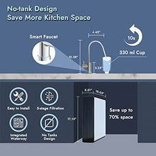 Load image into Gallery viewer, AWater 1 RO Reverse Osmosis Water Filtration System TDS Reduction 500 GPD High Flow Tankless Smart Faucet USA Tech