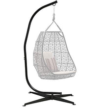 Load image into Gallery viewer, Hammock Chair Stands Hanging Hammock Stands,C Stand Outdoor Solid Steel Heavy Duty Stand Only Construction for Hanging Hammock Air Porch Swing Chair Indoor,360-Degree Rotation