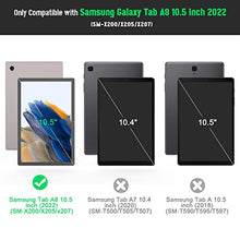 Load image into Gallery viewer, Rantice Case for Samsung Galaxy Tab A8 10.5 Inch 2022 (SM-X200/X205/X207), Hybrid Shockproof Rugged Drop Protection Cover with Kickstand for Samsung Galaxy Tab A8 10.5 Inch (Black)