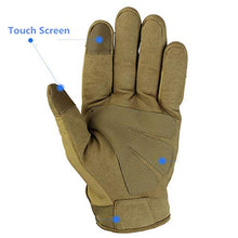 Load image into Gallery viewer, None/Brand Waterproof Gloves Men Full Finger Tactical Gloves Wear Touch Screen Gloves