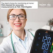 Load image into Gallery viewer, Dario Blood Pressure Monitor Gen2 - Automatic Digital BP Machine with Large Backlit Display Upper Arm Meter and Large Cuff for Accurate Home Use, with Carrying Case (Large 8.75-16.5 in (22-42cm))