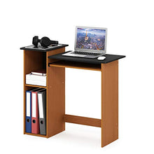 Load image into Gallery viewer, Furinno Econ Multipurpose Computer Writing Desk, Light Cherry/Black