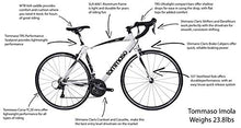 Load image into Gallery viewer, Tommaso Imola Endurance Aluminum Road Bike, Shimano Claris R2000, 24 Speeds - White - Extra Large