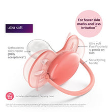 Load image into Gallery viewer, Philips Avent Ultra Soft Pacifier, 0-6 Months, Blue/Teal, 2 pack, SCF212/20