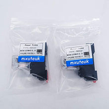Load image into Gallery viewer, mxuteuk 2pcs HH52P DC 24V Coil 8 Pin 5A DPDT LED Indicator Electromagnetic Power Relay, with Base, with DIN Rail Slotted Aluminum