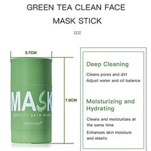 Load image into Gallery viewer, Green Tea Purifying Clay Face Mask, Blackhead Remover Oil Control Face Moisturizes Deep Clean Pore Purifying Clay Stick Deep Cleansing Mask, Exfoliating Mask for All Skin Men Women
