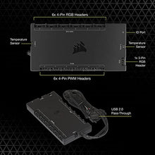Load image into Gallery viewer, CORSAIR iCUE COMMANDER CORE XT, Digital Fan Speed and RGB Lighting Controller