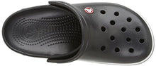 Load image into Gallery viewer, Crocs unisex-adult Crocband Clog | Comfortable Slip On Casual Water Shoe Black Men's 10, Women's 12 Medium