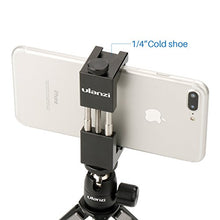 Load image into Gallery viewer, ULANZI Metal Phone Tripod Mount with Hot Shoe Mount Smartphone Video Rig Tripod Mount Adapter