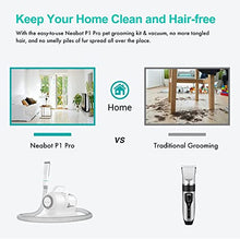 Load image into Gallery viewer, neabot P1 Pro Pet Grooming Kit & Vacuum Suction 99% Pet Hair, Professional Grooming Clippers with 5 Proven Grooming Tools for Dogs Cats and Other Animals(Renamed to Neakasa)