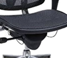 Load image into Gallery viewer, Ergohuman High Back Swivel Chair with Headrest, Black Mesh & Chrome Base