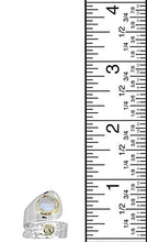 Load image into Gallery viewer, YoTreasure Rainbow Moonstone Solid 925 Sterling Silver Brass Ring