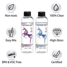 Load image into Gallery viewer, Unicone Art Epoxy Resin Kit, Crystal Clear, High Gloss, Odor Free, Premium Quality, Easy 1:1 Mixing, Jewelry Making, Casting Resin, Art Resin (32 oz. set)