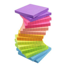 Load image into Gallery viewer, Sticky Notes with Lines Lined Sticky Notes 3x3 Bright Multi Colors 14 Pads 80 Sheet/Pad (14)