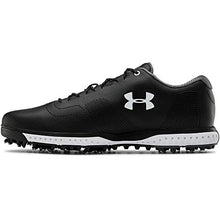 Load image into Gallery viewer, Under Armour Men's Fade RST 3 Golf Shoe, Black (001)/Black, 8