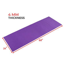 Load image into Gallery viewer, Sunny Health & Fitness Yoga Mat (Purple) (031-P)