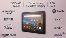 Load image into Gallery viewer, All-new Fire HD 8 Plus tablet, HD display, 64 GB, our best 8" tablet for portable entertainment, Slate