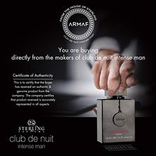 Load image into Gallery viewer, ARMAF Club De Nuit Intense Men Limited Edition Pure Parfum, Black, Woody Spicy Masculine Scent, 3.6 Fl Oz