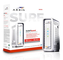 Load image into Gallery viewer, ARRIS SURFboard SB8200 DOCSIS 3.1 Gigabit Cable Modem | Approved for Cox, Xfinity, Spectrum & others | White , Max Internet Speed Plan 1000 Mbps