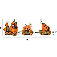 Load image into Gallery viewer, Gift Boutique Express Train Table Decor - 3-Piece Set Mini Stone Resin Figurines for Office Desk Shelf Kitchen Mantle Centerpiece Holiday Home Tabletop Decoration Collectibles