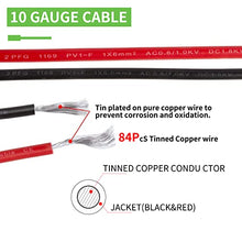 Load image into Gallery viewer, 30amp Solar Charge Controller Kit, 12V/24V Solar Panel Charge Controller with LCD Display Dual USB and 10FT 10AWG Solar Extension Cable