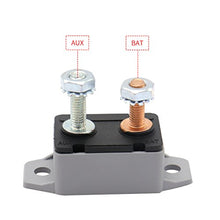 Load image into Gallery viewer, Gloaso 50 Amp Type 1 Automatic Reset Circuit Breakers 12V 24V DC T1 Replacement 50A Auto Reset Breaker with Cover Stud Bolt for Automotive Marine 2 Pack