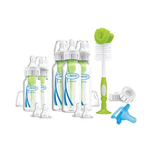 Load image into Gallery viewer, Dr. Brown's Options+ Newborn Essentials Gift Set with 4oz and 8oz Baby Bottles, Baby Bottle Brush and HappyPaci