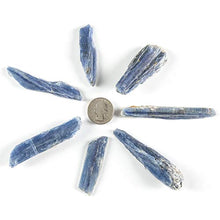 Load image into Gallery viewer, KALIFANO Kyanite Blade Bundle with Healing & Calming Effects - High Energy Reiki Crystal Used for Meditation and (Information Card Included)