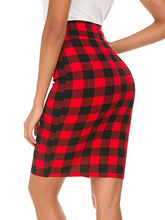 Load image into Gallery viewer, EXCHIC Women's Stretchy Bodycon Office Pencil Skirt High Waist Business Skirts (XL, 5)