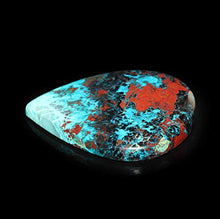 Load image into Gallery viewer, Natural Chrysocolla with Azurite Crystal, Healing Crystals and Gemstones Cabochon for Jewelry Making Wire Wrapping Loose Crystals Supply Reiki Chakra Energy Stone Jewelry Gemstones Cabochon