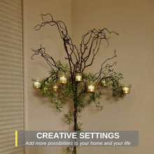 Load image into Gallery viewer, Homemory Remote Control Tea Lights, Flickering Realistic Tea Lights Battery Operated with Remote, for Home Decor and Seasonal Celebration, Pack of 12, Warm White Light, Dia 1-2/5'', H 1-1/4''