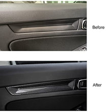 Load image into Gallery viewer, CKE for 11th Gen Civic Sedan Car Door Inner Handle Bowl Cover Trim Strips Interior Decoration Sticker for Honda Civic 2022 Sedan Accessories -Carbon Fiber Style