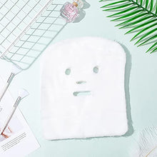 Load image into Gallery viewer, 150 Pieces Pre-cut Gauze Facial Cotton Beauty Gauze Skin Care Face for Facial Spa, High Frequency (10 x 12 Inch, Rectangle Face Style)